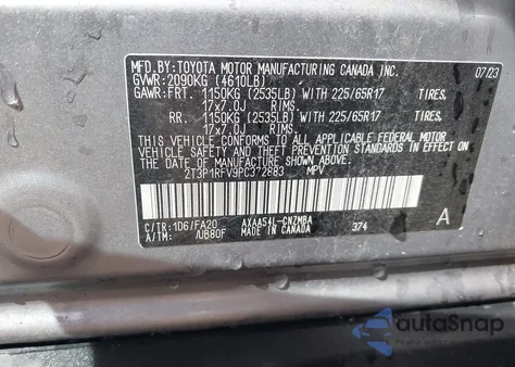 2023 Toyota Rav4 Xle из США, поврежденный, VIN 2T3P1RFV9PC372883